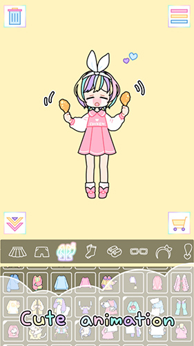 粉彩女孩