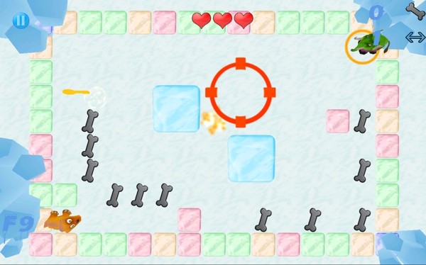 逃离冰原营救恐龙