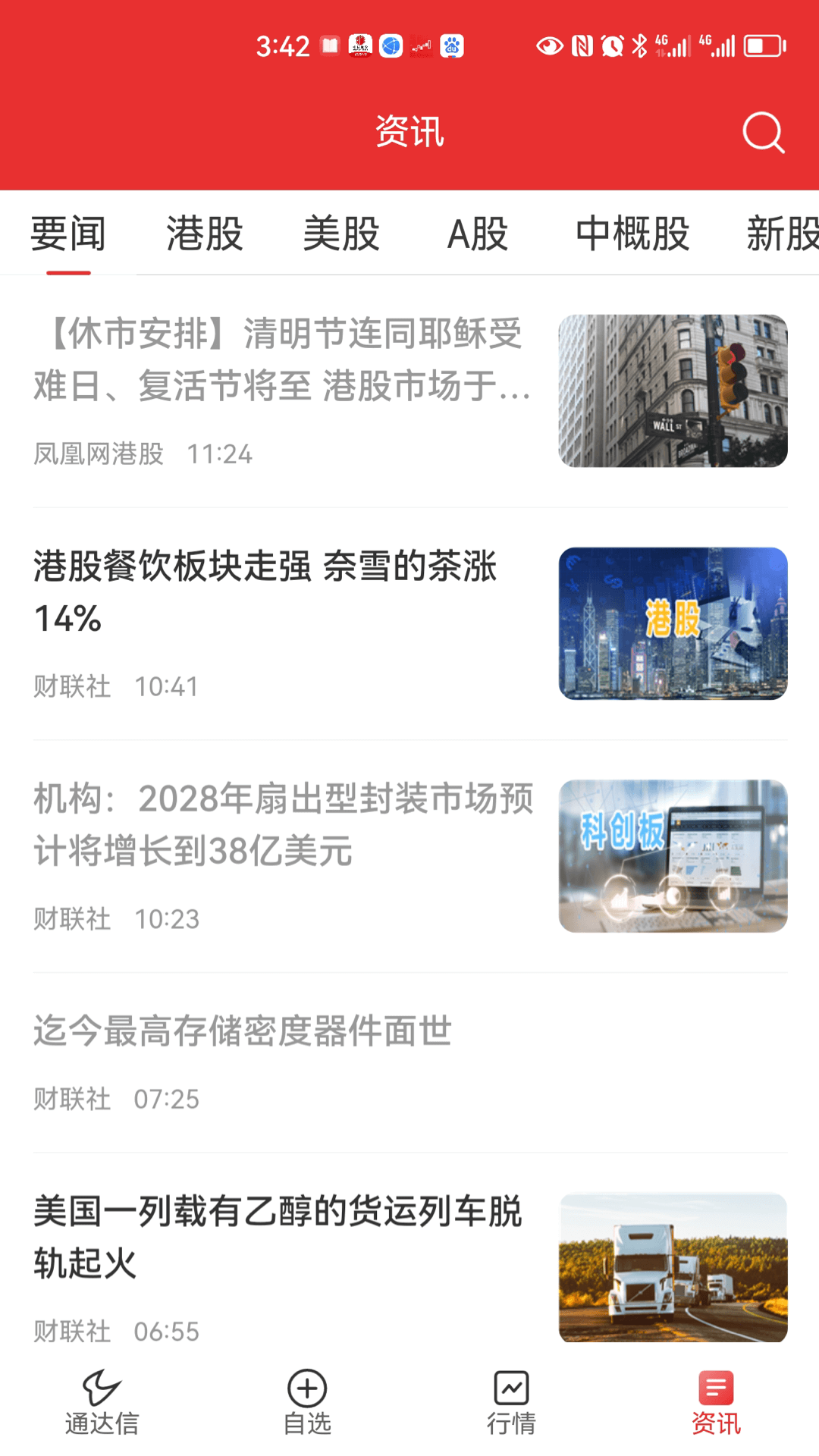 通达信港美通