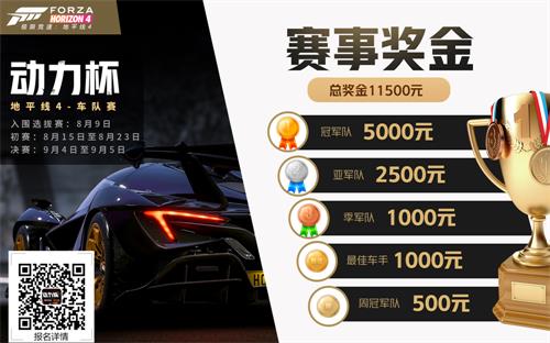 “动力杯”FORZA极限竞速车队赛，热力来袭！