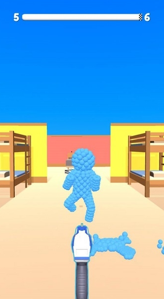 射死泡泡人