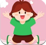 快乐的拼图女孩