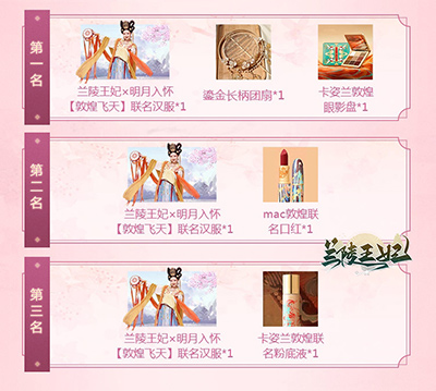 《兰陵王妃》吉光片羽赢取服饰,大量锦衣部件新鲜出炉! 《兰陵王妃》吉光片羽赢取服饰,大量锦衣部件新鲜出炉!