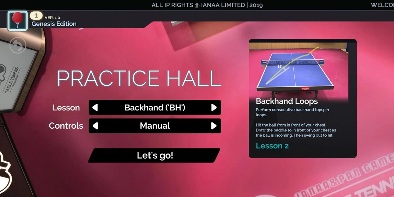 乒乓球创世纪2019