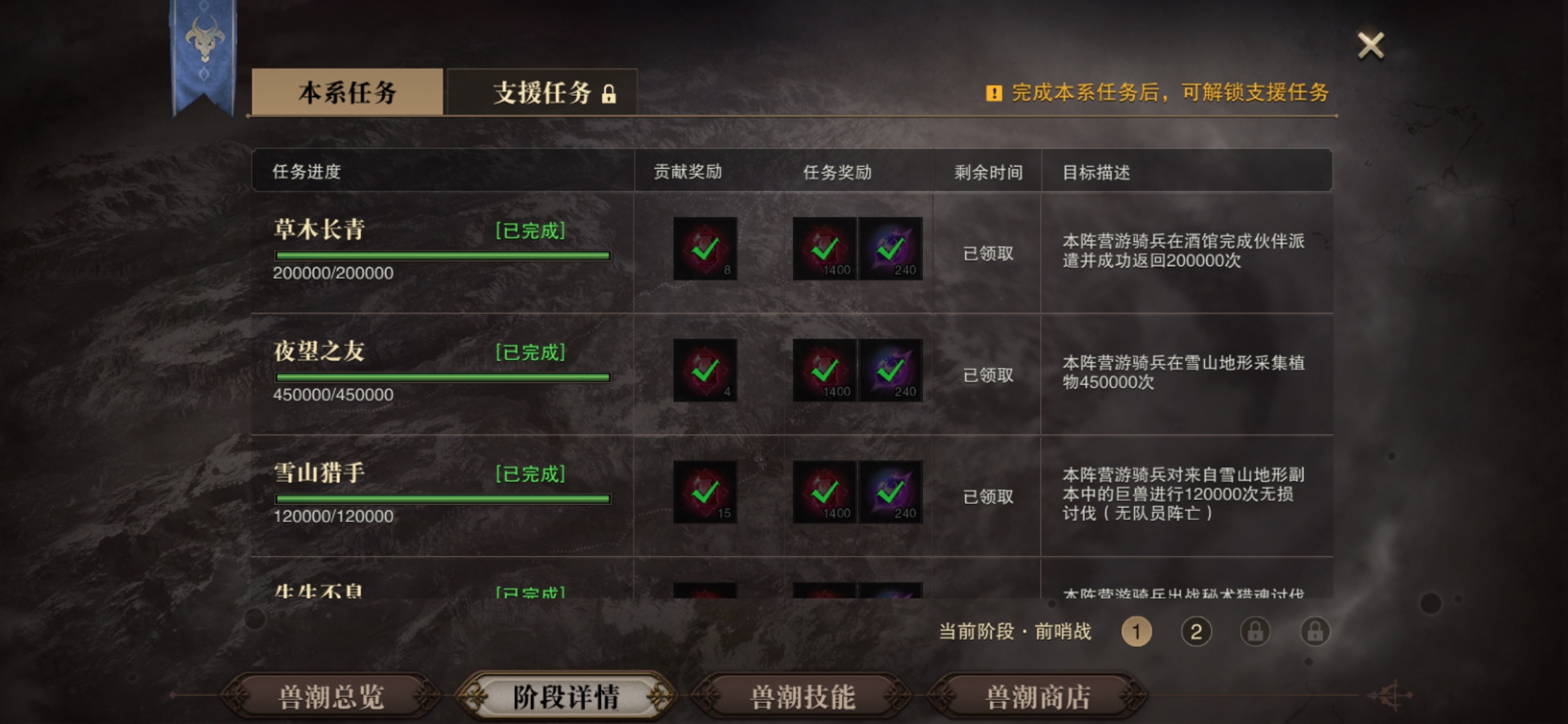 猎魂觉醒兽潮黑暗派系有什么任务 黑暗派系任务情况 猎魂觉醒兽潮黑暗派系有什么任务 黑暗派系任务情况