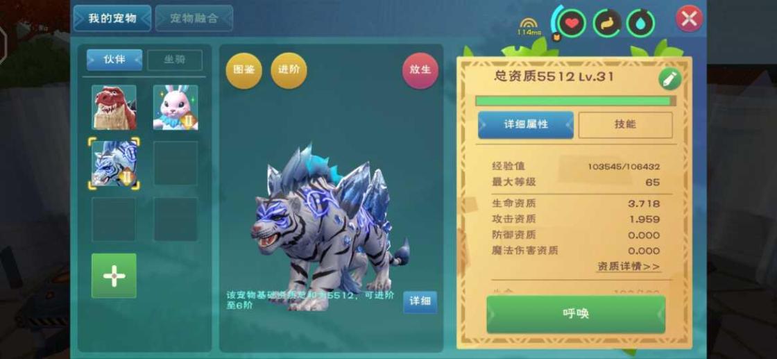 创造与魔法如何升级交金白虎质量 创造与魔法如何升级交金白虎质量