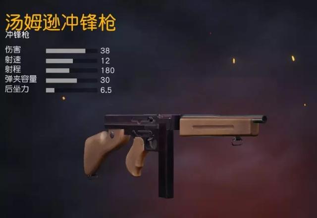 荒野行动汤姆逊冲锋枪在哪张地图刷