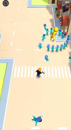 警察停止人群控制