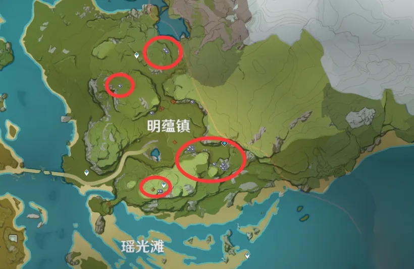 原神夜泊石在哪