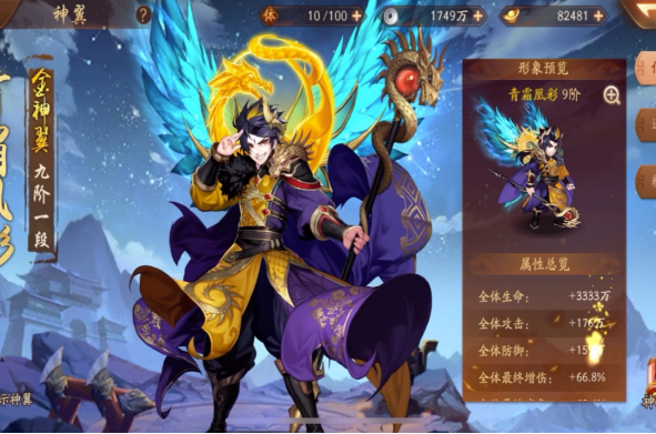 少年三国志2翅膀能加多少战力