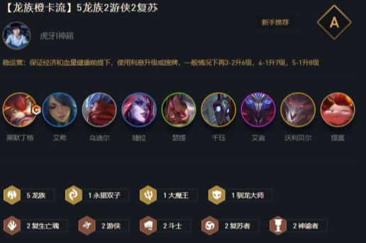 金铲铲手游龙族阵容搭配 金铲铲手游龙族阵容搭配