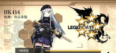 少女前线HK416介绍 少女前线HK416介绍