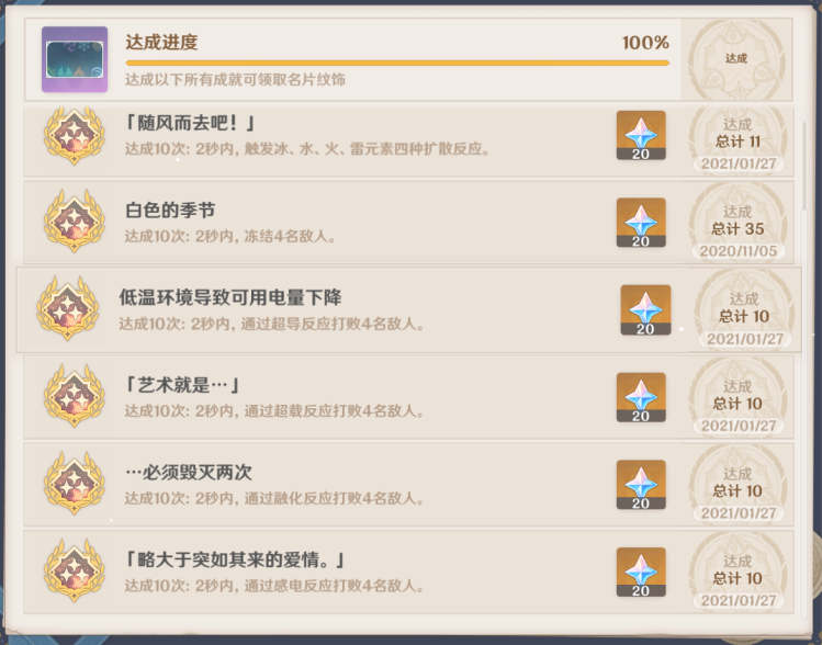 原神元素专家成就怎么拿