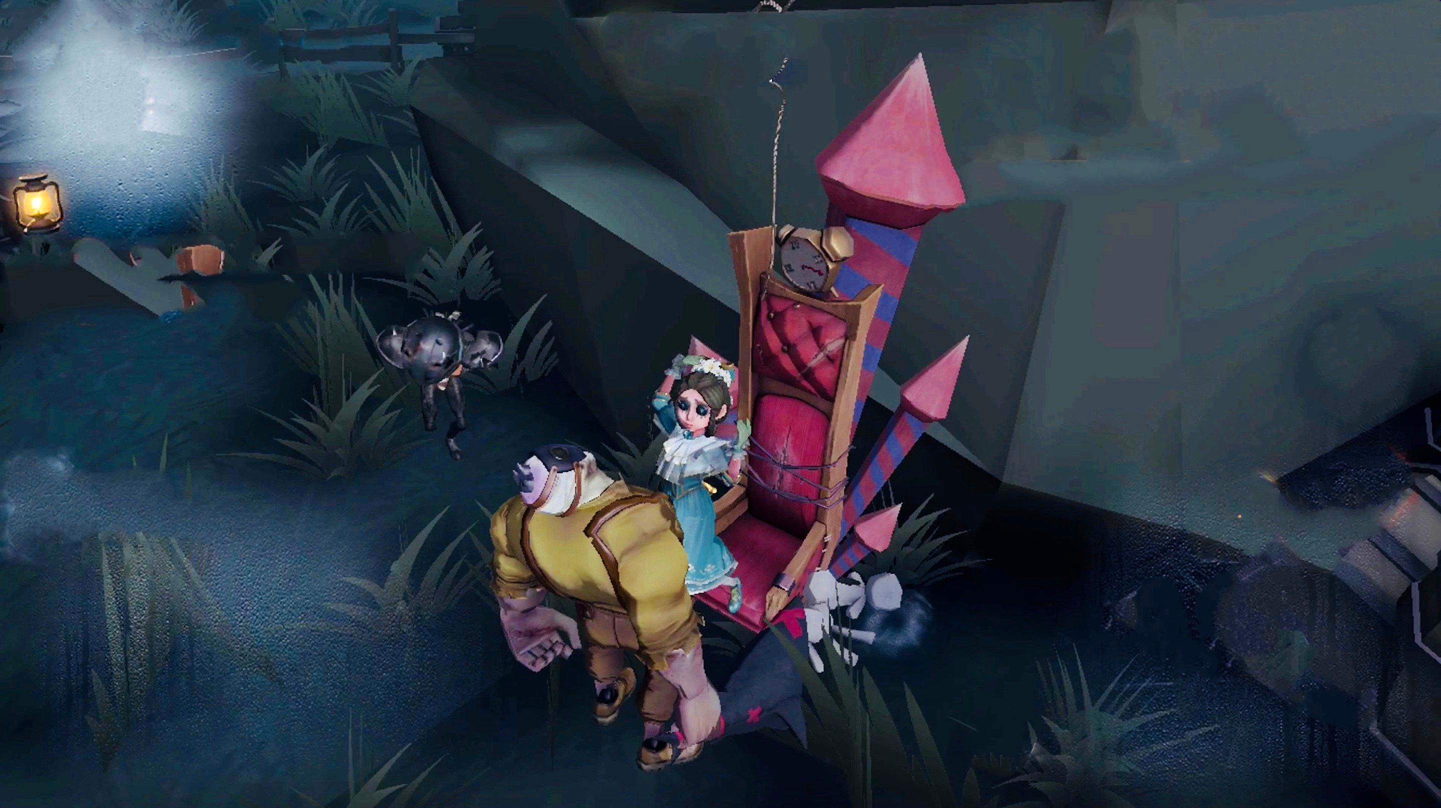 第五人格怎么去打团子