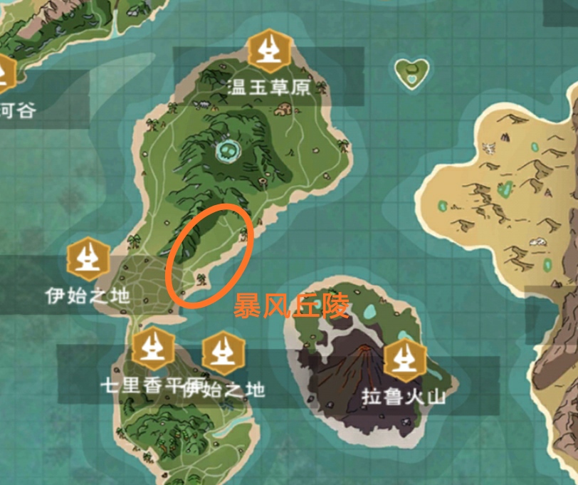 创造与魔法七里香小麦田在哪 小麦田资源分布图 创造与魔法七里香小麦田在哪 小麦田资源分布图
