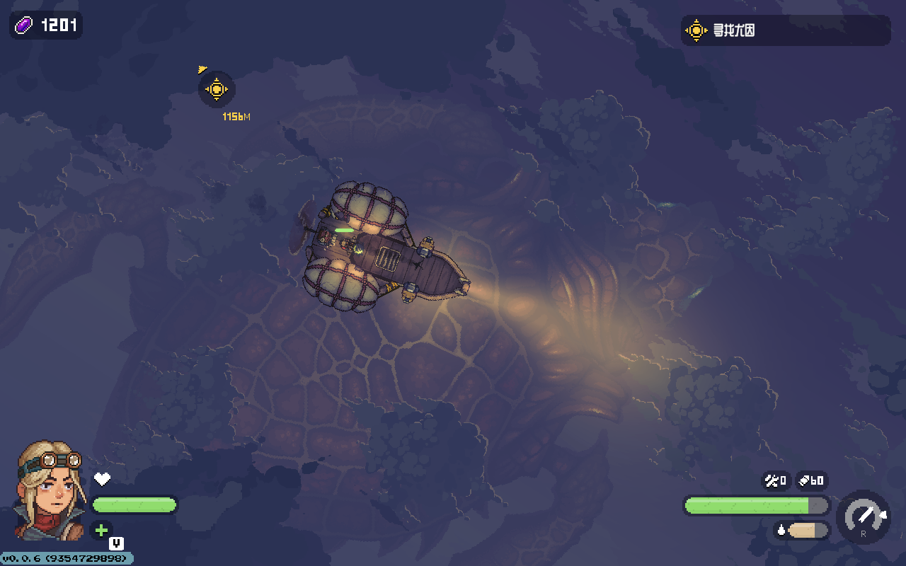 《云端掠影》俯视角像素风格开放世界冒险游戏