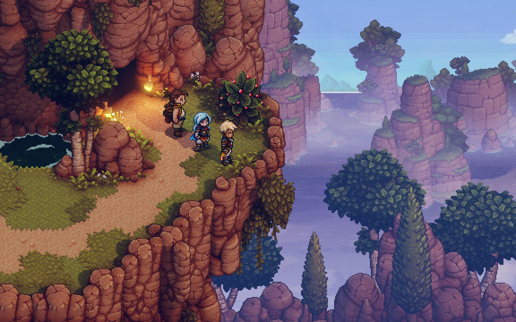 《星之海》两位至日勇士和邪恶术师进行战斗拯救世界