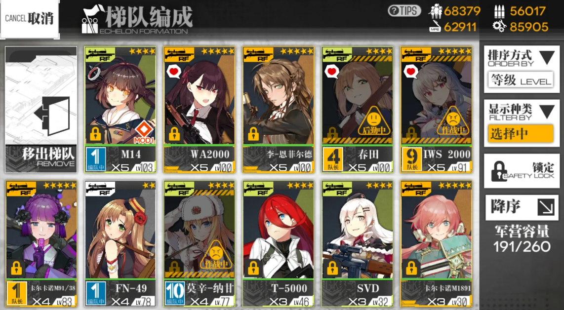 少女前线4星人形值得练的有什么