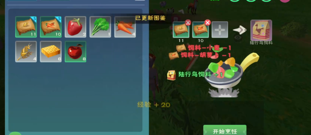 创造与魔法普通鸟的饲料怎么做