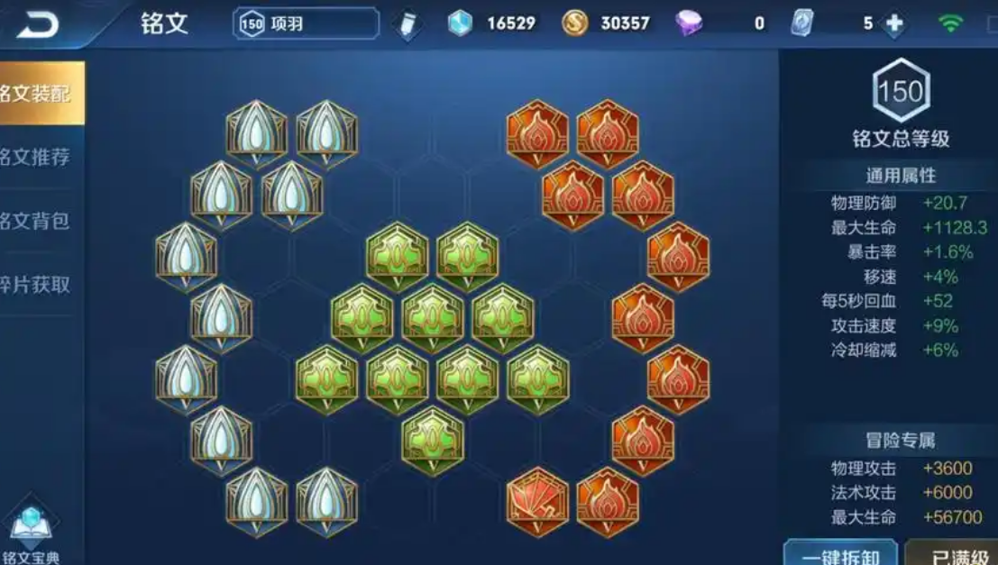 王者荣耀中项羽最强出装是什么