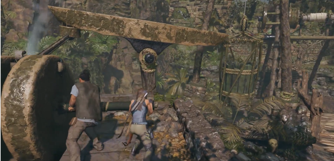 古墓丽影崛起断桥怎么过去