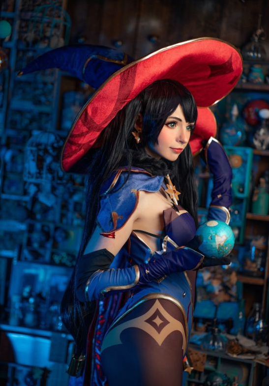 这样的莫娜我养爆！《原神》兔女郎莫娜COS鉴赏