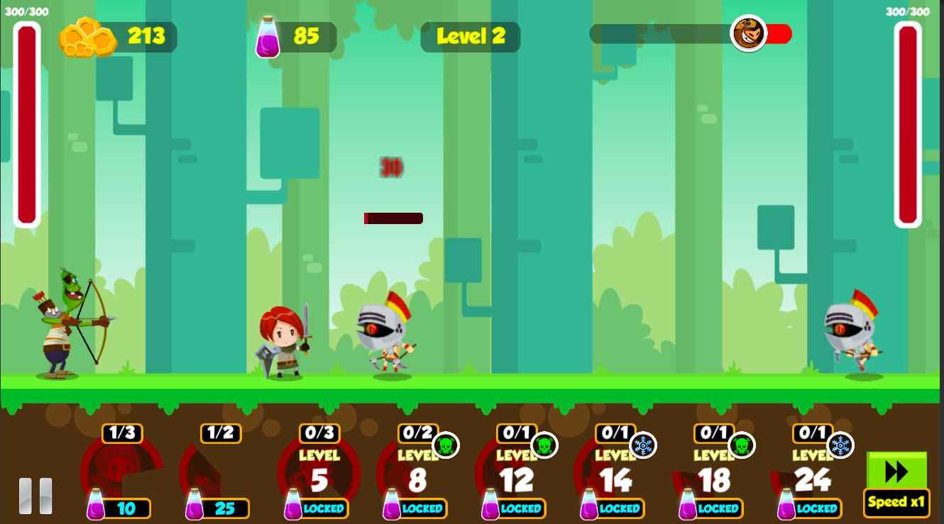 城堡冲刺英雄塔防