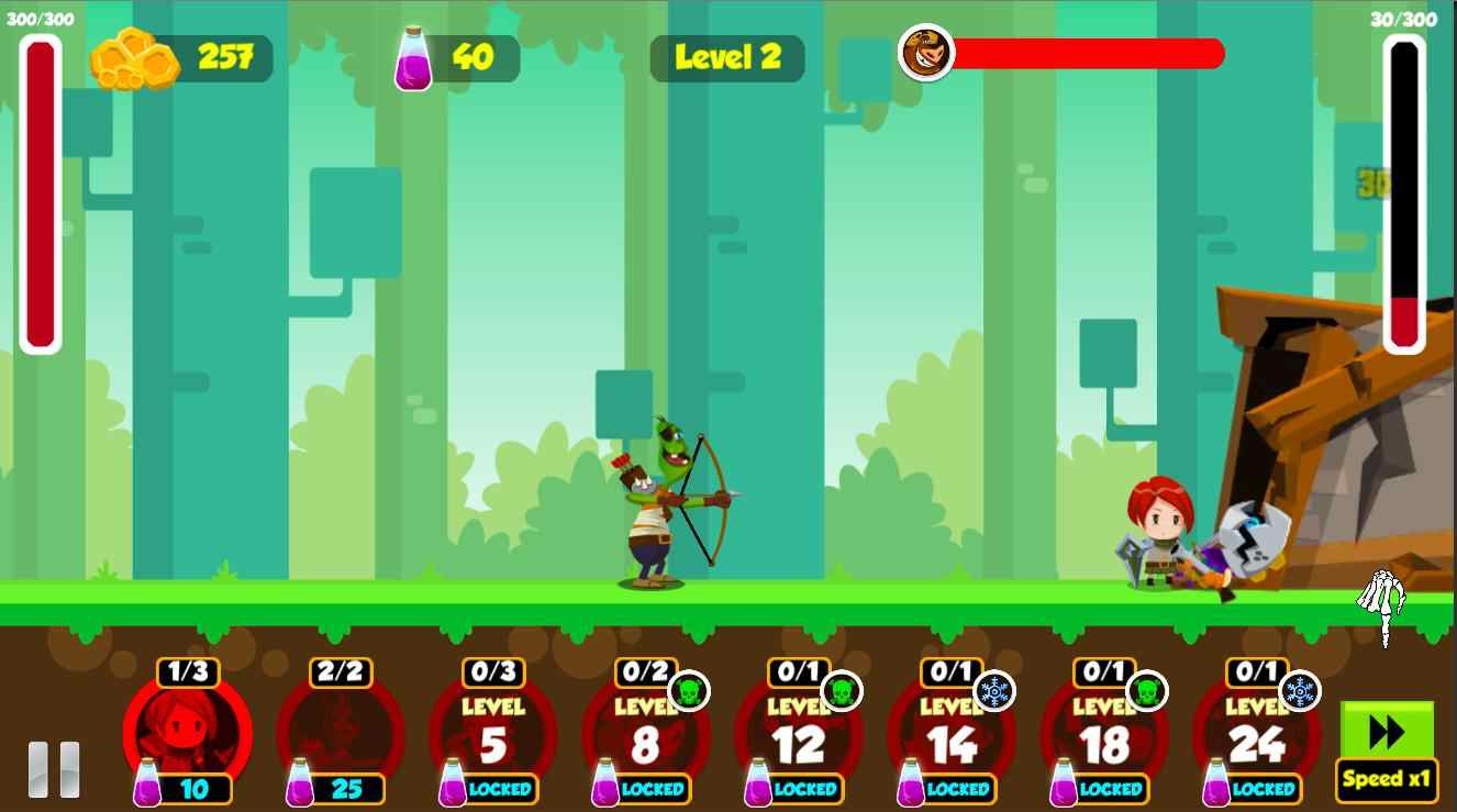 城堡冲刺英雄塔防