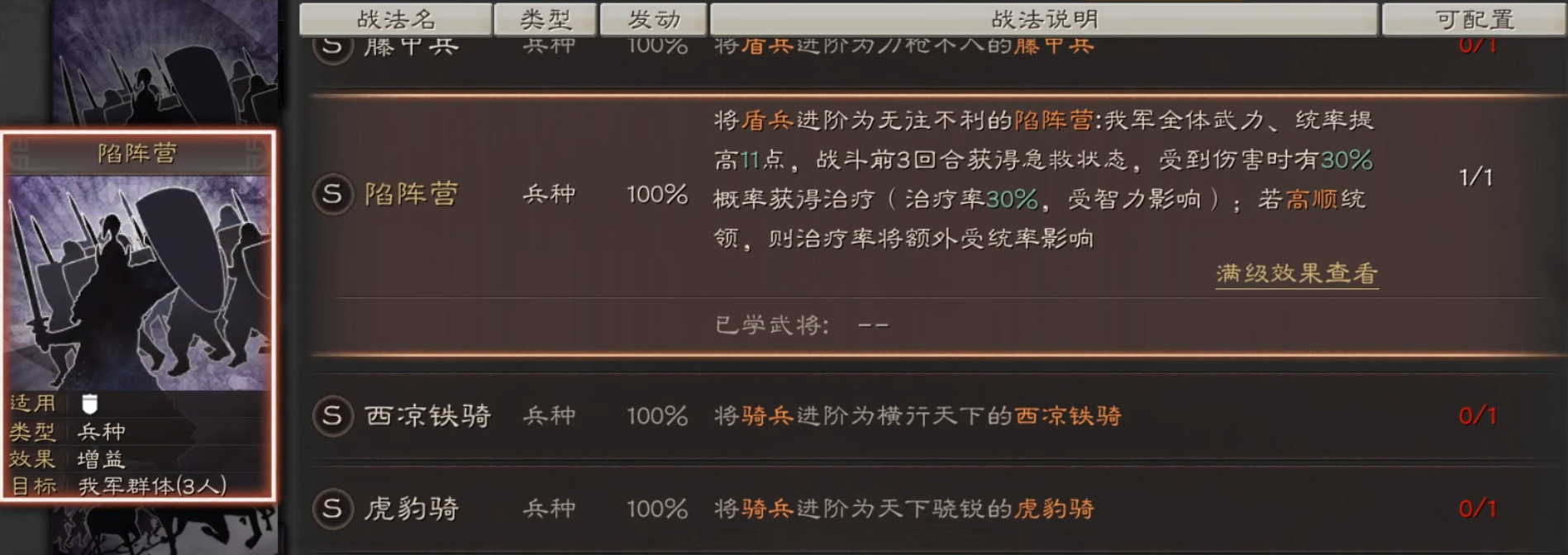 三国志战略版曹操带什么兵种