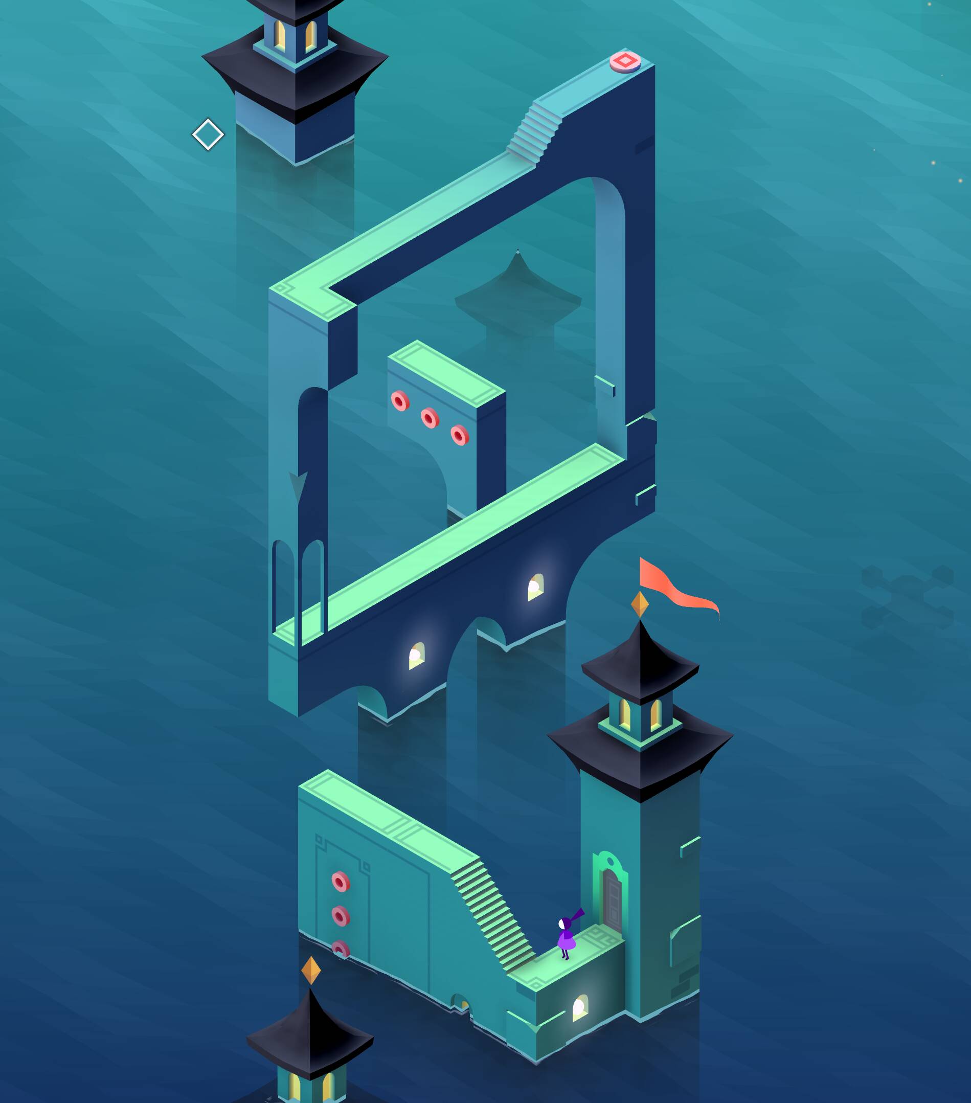 纪念碑谷2小果园怎么过 纪念碑谷2小果园怎么过