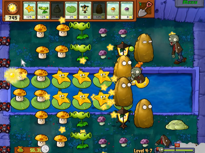 植物大战僵尸4-7怎么过