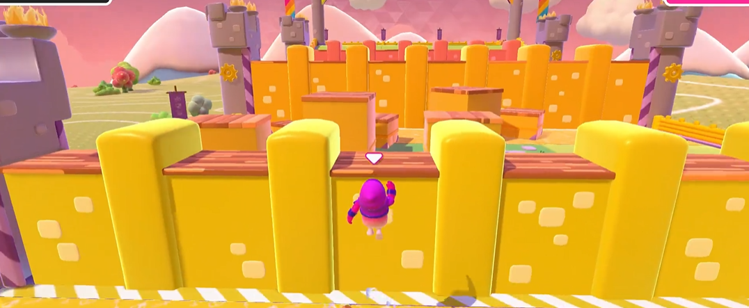 糖豆人趴在墙上怎么上去