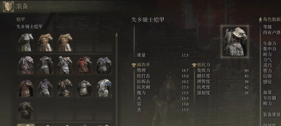 艾尔登法环好看实用的套装排名是什么