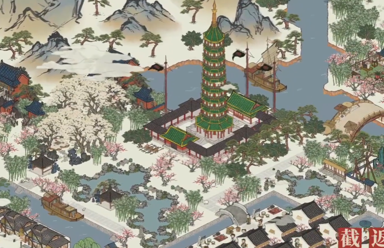 江南百景图如何找到睡莲