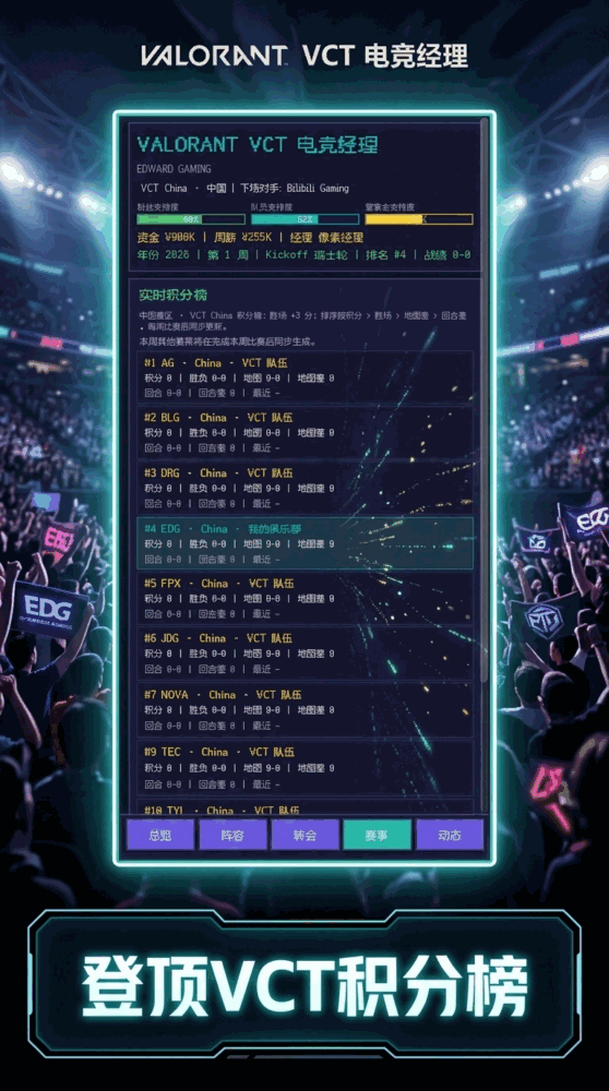 vct电竞经理