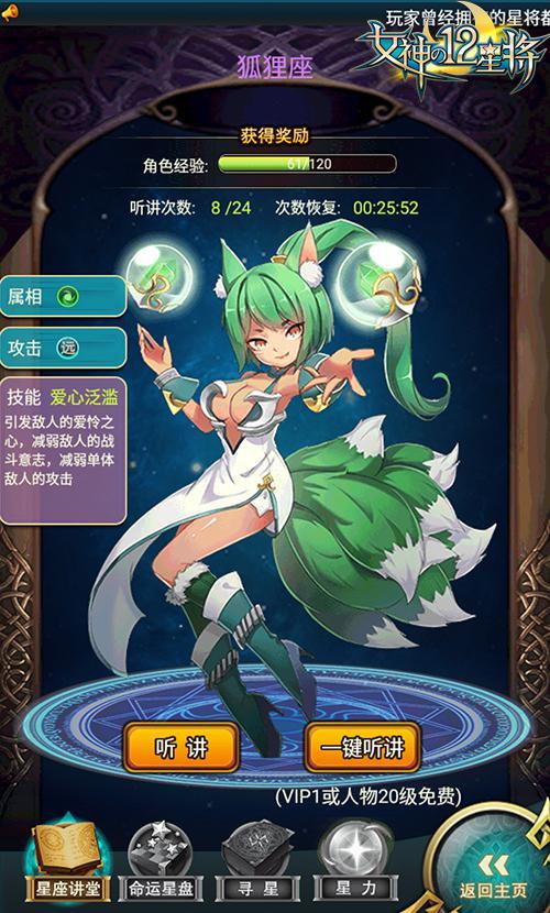 女神之12星将