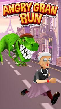 愤怒的老奶奶快跑